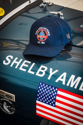 Carroll Shelby TEXAS Navy Blue Cap